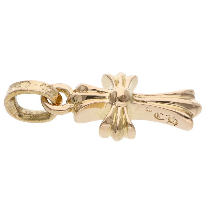 Chrome Hearts 22K Babyfat Cross Gold Necklace Charm