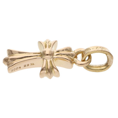 Chrome Hearts 22K Babyfat Cross Gold Necklace Charm