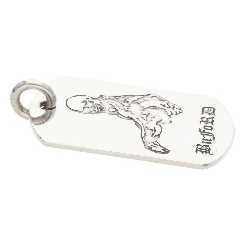 Chrome Hearts D TAG LRG FOTI Silver Dog Tag Pendant