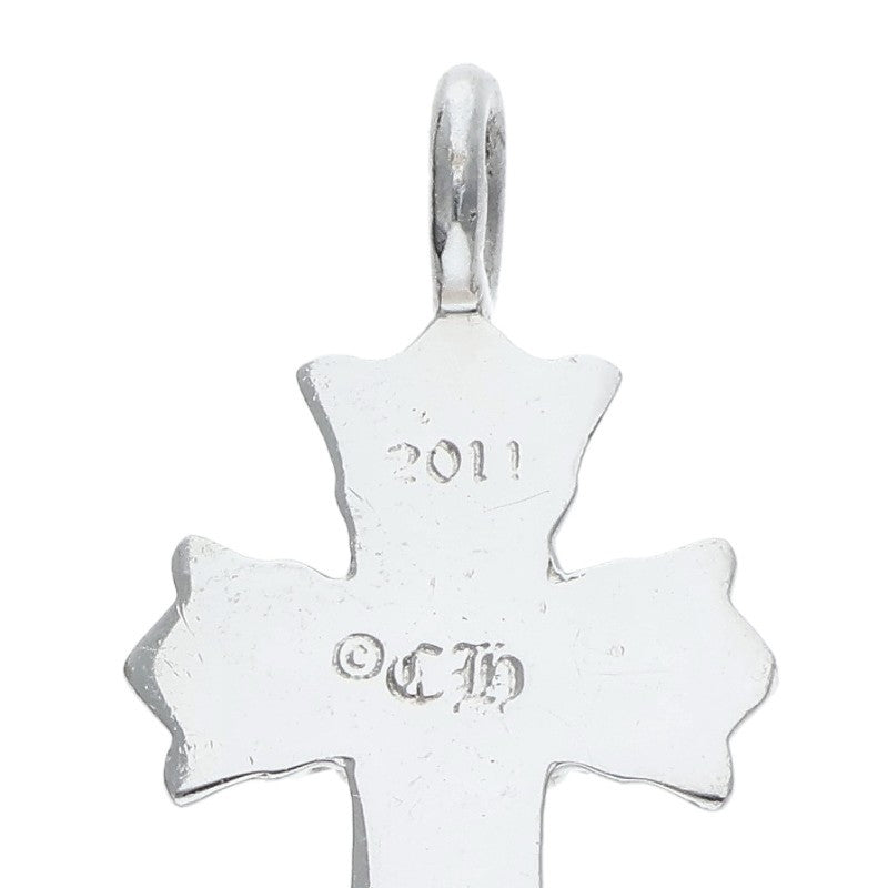 Chrome Hearts 18K DBL CH Cross After Pave Diamond Charm