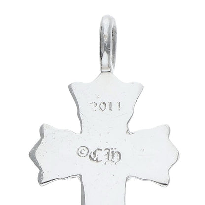 Chrome Hearts 18K DBL CH Cross After Pave Diamond Charm
