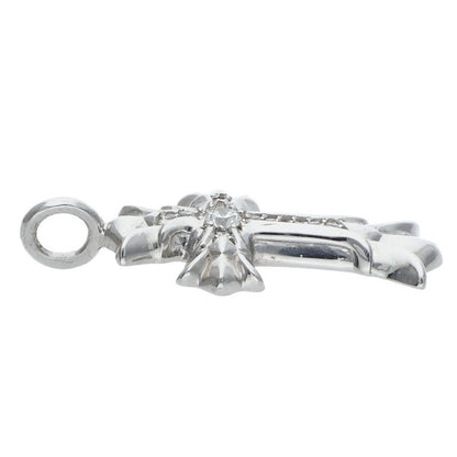 Chrome Hearts 18K DBL CH Cross After Pave Diamond Charm