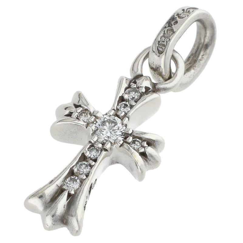 Chrome Hearts Babyfat Pave Diamond Charm Necklace