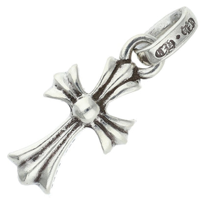Chrome Hearts CRS Baby Fat Cross Pendant Silver