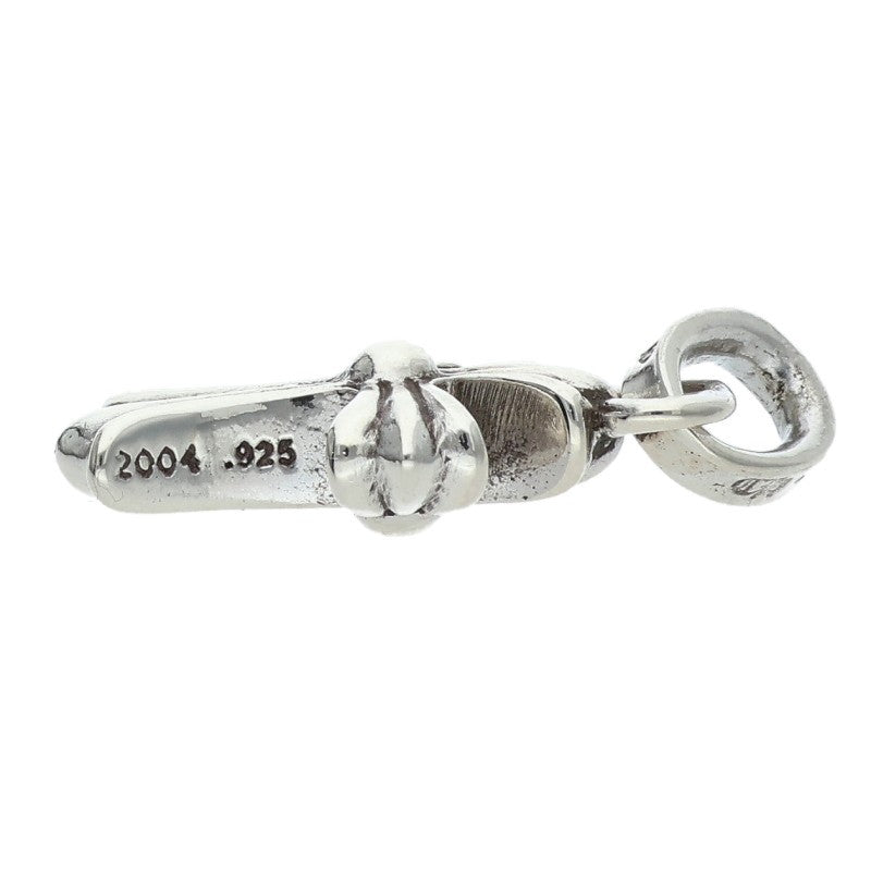 Chrome Hearts CRS Baby Fat Cross Pendant Silver