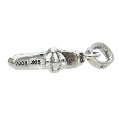 Chrome Hearts CRS Baby Fat Cross Pendant Silver