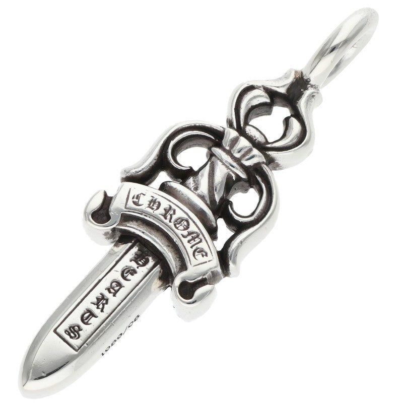 Chrome Hearts Double Dagger Silver Pendant