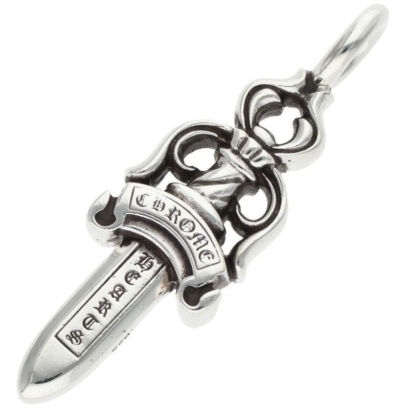 Chrome Hearts Double Dagger Silver Pendant