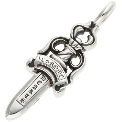 Chrome Hearts Double Dagger Silver Pendant