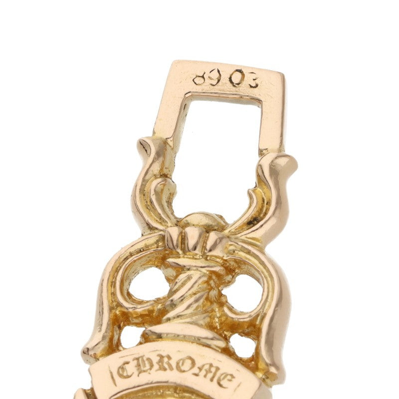 Chrome Hearts 22K #10 Dagger Gold Pendant