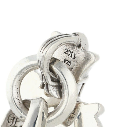 Chrome Hearts DBL CH CRS SML W Bale Silver Necklace