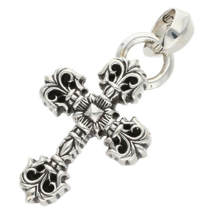 Chrome Hearts 925 Silver Filigree Cross XS Pendant w/ Bale