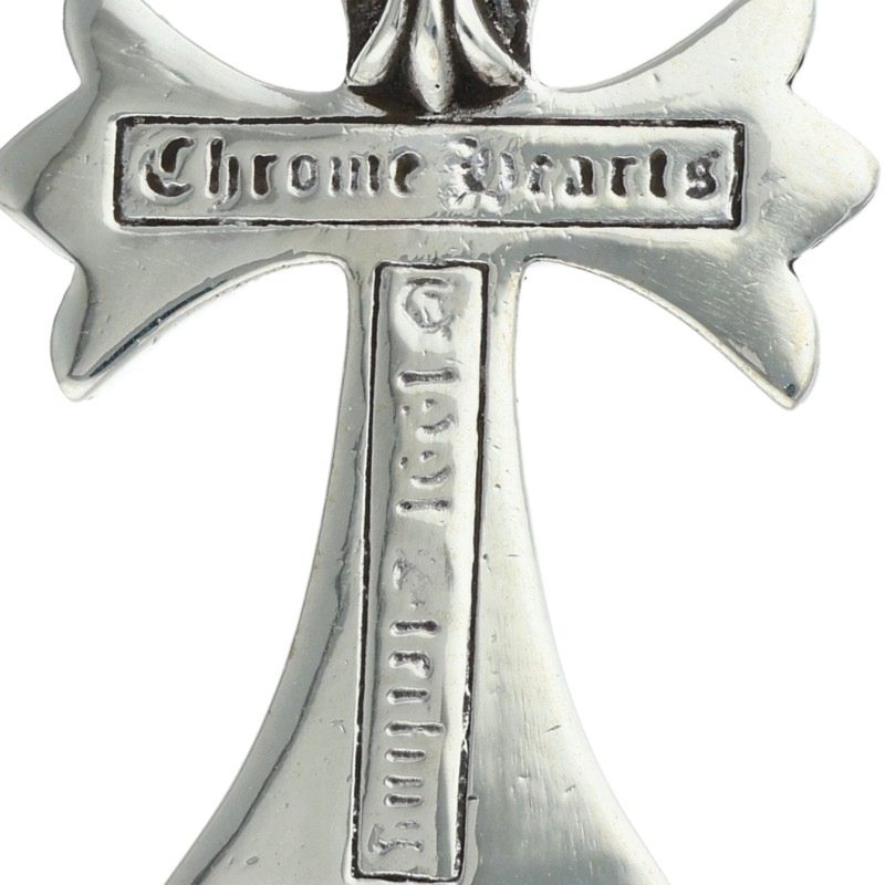 Chrome Hearts CH CRS SML W Bale Sterling Silver Necklace
