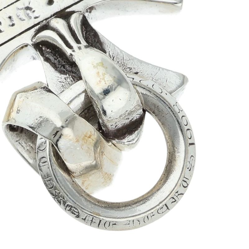 Chrome Hearts CH CRS SML W Bale Sterling Silver Necklace