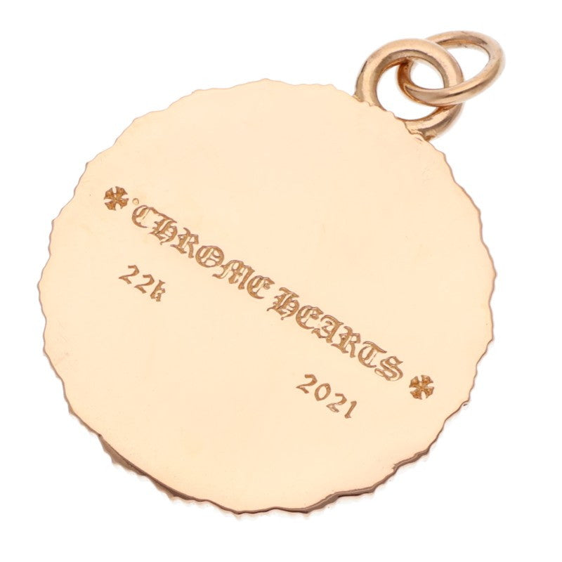 Chrome Hearts 22K TFL Medal JJS1988 Gold Charm