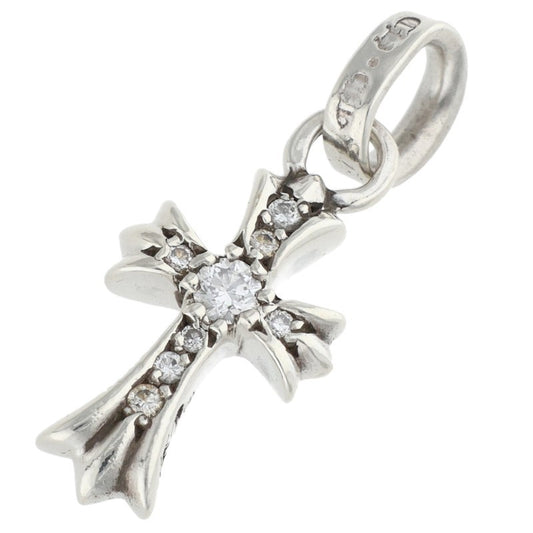 Chrome Hearts Babyfat Pave Diamond Charm Necklace