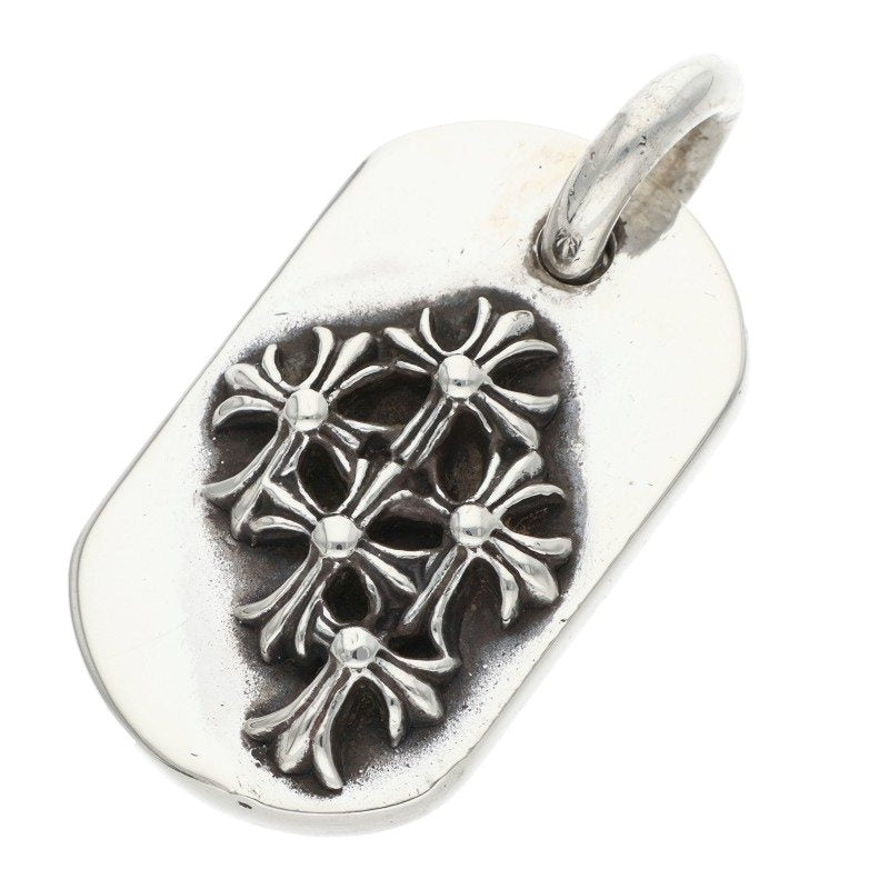 Chrome Hearts RAISED DOGTAG Silver Charm