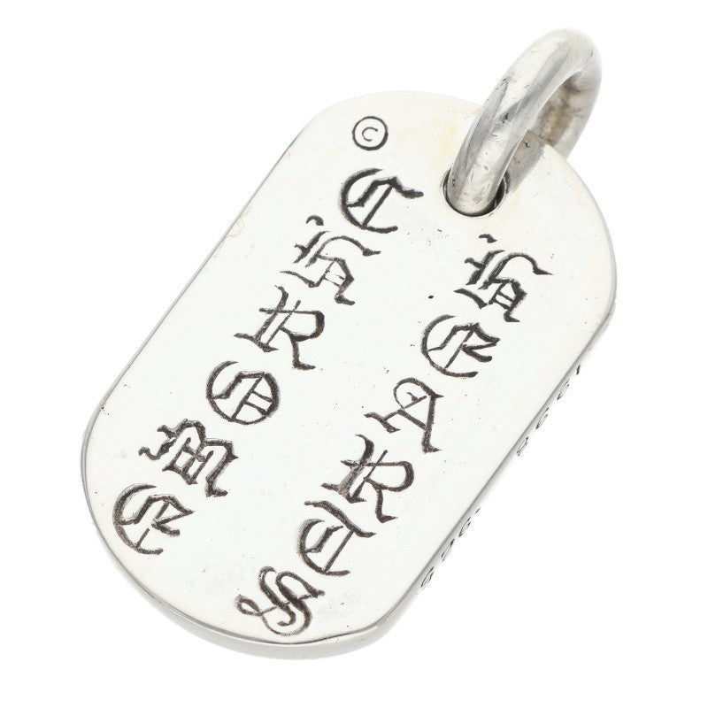 Chrome Hearts RAISED DOGTAG Silver Charm