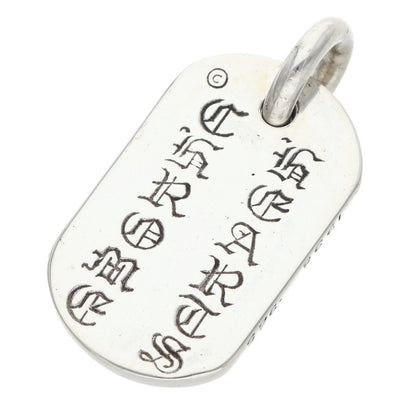 Chrome Hearts RAISED DOGTAG Silver Charm