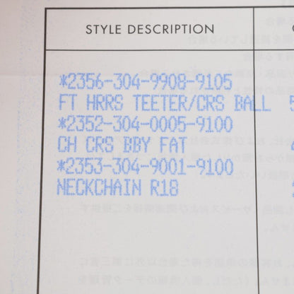 Chrome Hearts Baby Fat CRS BBYFAT Silver Charm