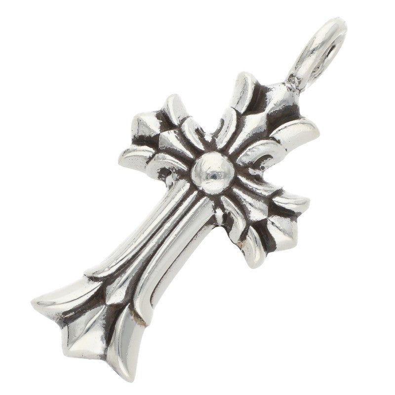 Chrome Hearts Double CH Cross Charm Silver