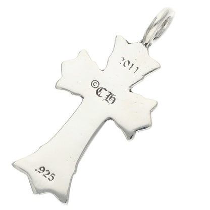 Chrome Hearts Double CH Cross Charm Silver