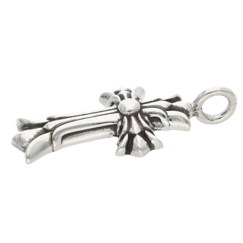Chrome Hearts Double CH Cross Charm Silver