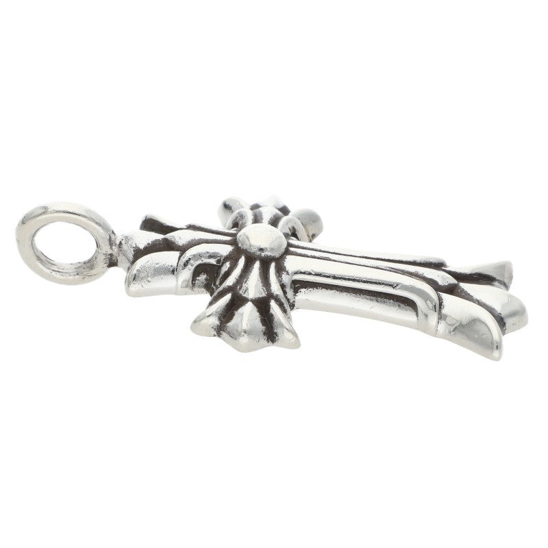 Chrome Hearts Double CH Cross Charm Silver