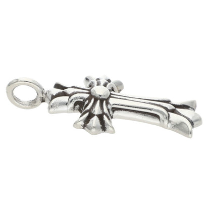 Chrome Hearts Double CH Cross Charm Silver