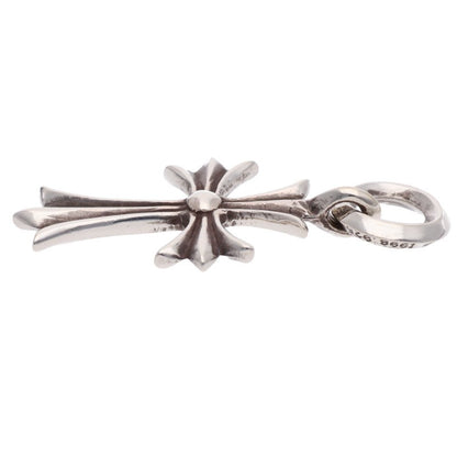Chrome Hearts Tiny CH Cross Charm Silver Necklace Top