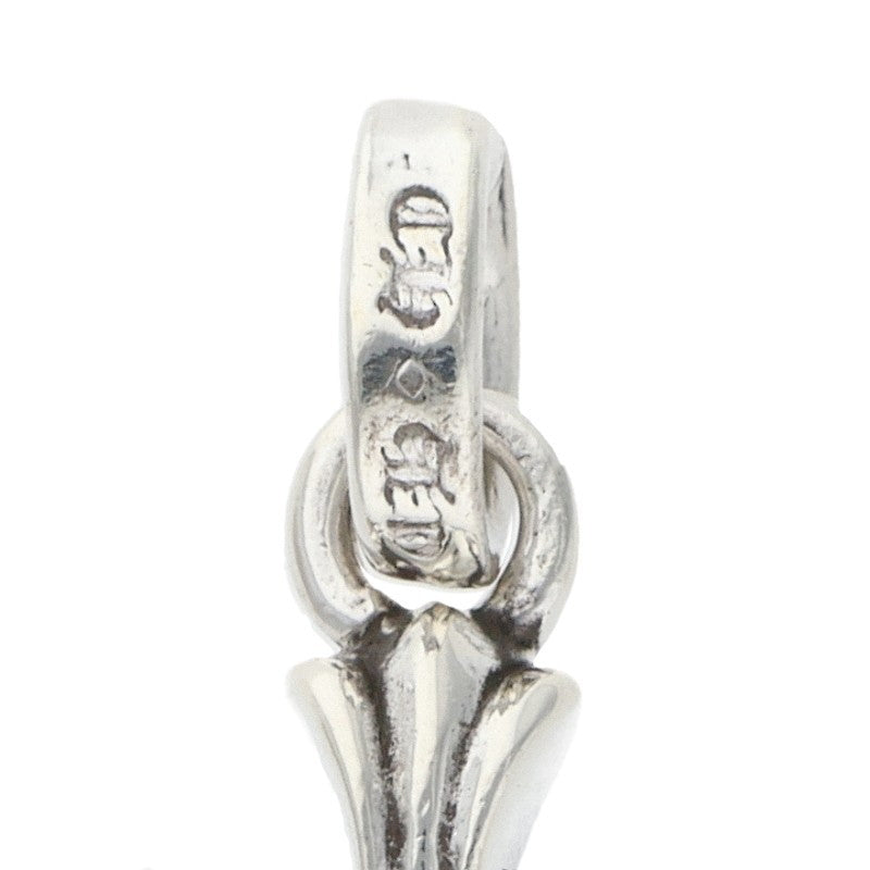 Chrome Hearts CRS BBYFAT SAP Silver Sapphire Charm Necklace