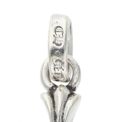 Chrome Hearts CRS BBYFAT SAP Silver Sapphire Charm Necklace