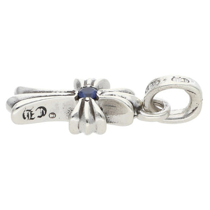 Chrome Hearts CRS BBYFAT SAP Silver Sapphire Charm Necklace