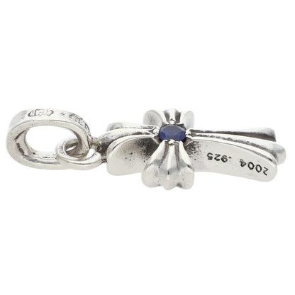 Chrome Hearts CRS BBYFAT SAP Silver Sapphire Charm Necklace