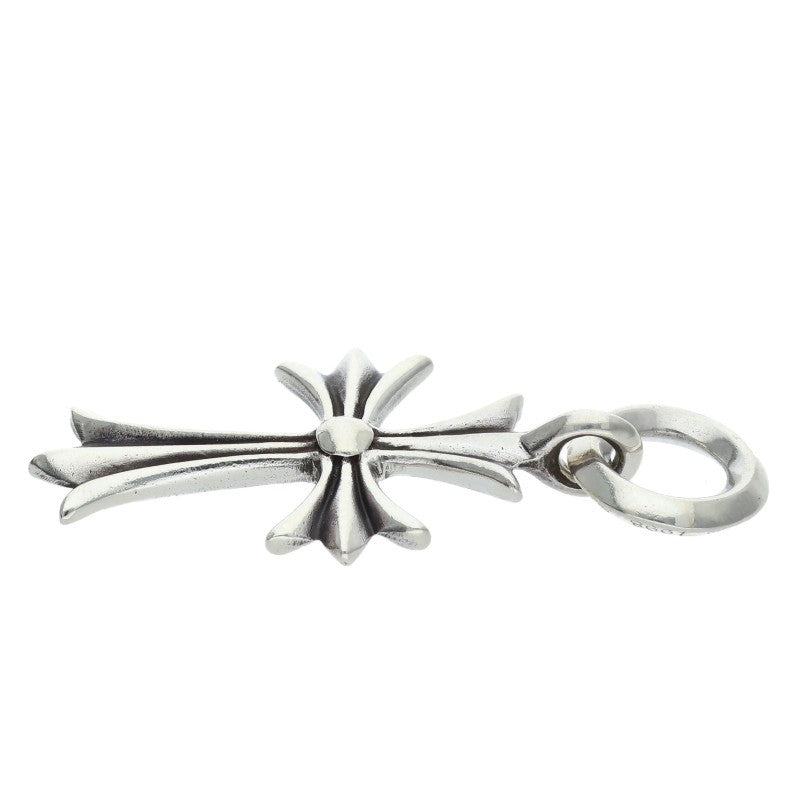 Chrome Hearts TINY CH CROSS Silver Charm Necklace