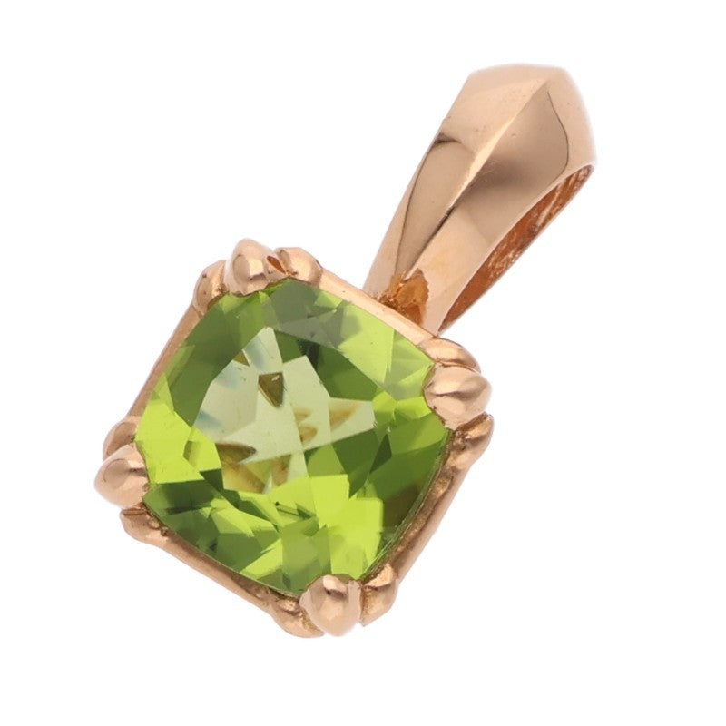 Chrome Hearts 22K Yellow Gold Cock & Tail Peridot Pendant