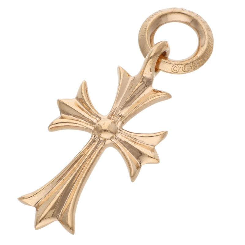 Chrome Hearts 22K Tiny CH Cross Gold Charm