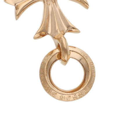 Chrome Hearts 22K Tiny CH Cross Gold Charm