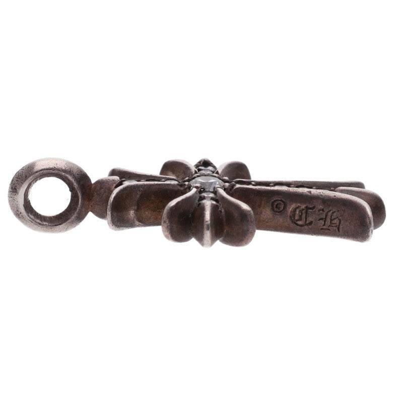 Chrome Hearts Tiny Fat Cross PAVE Diamond Pendant
