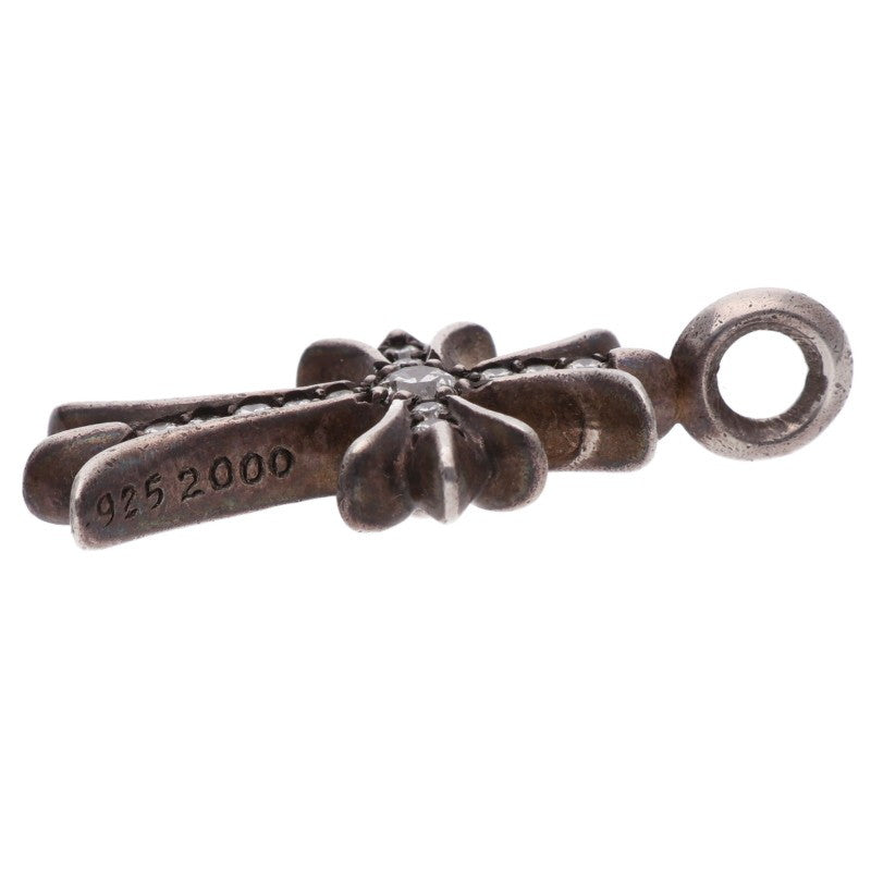 Chrome Hearts Tiny Fat Cross PAVE Diamond Pendant