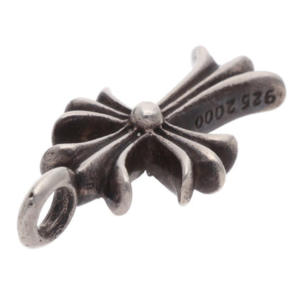 Chrome Hearts Tiny Fat Cross PAVE Diamond Pendant Silver