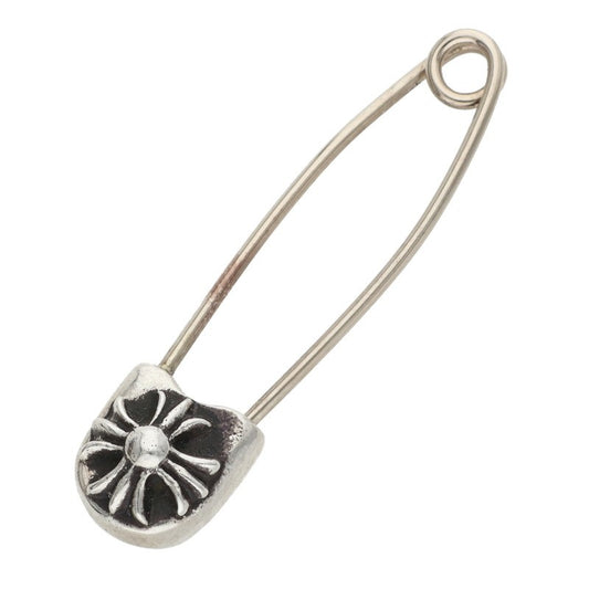 Chrome Hearts Small Safety Pin Silver Necklace Charm