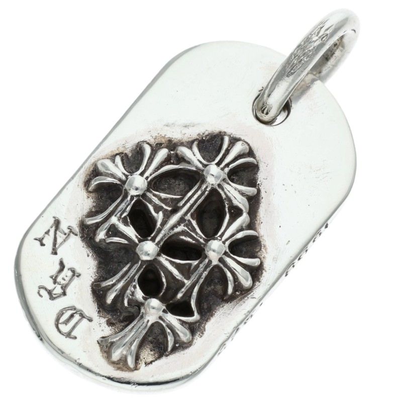 Chrome Hearts RAISED DOGTAG NYC Limited Silver Charm