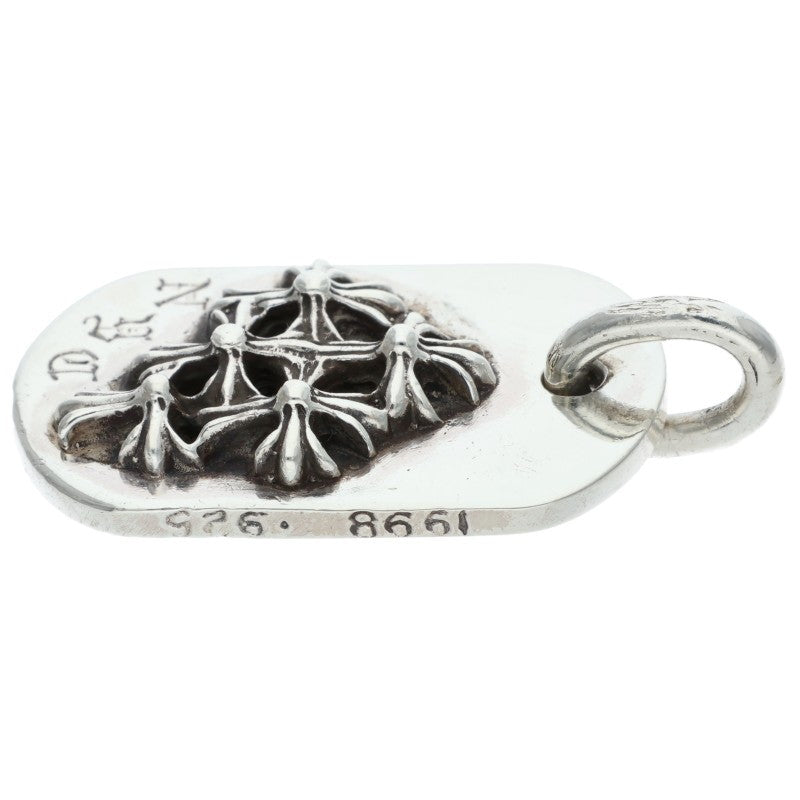 Chrome Hearts RAISED DOGTAG NYC Limited Silver Charm