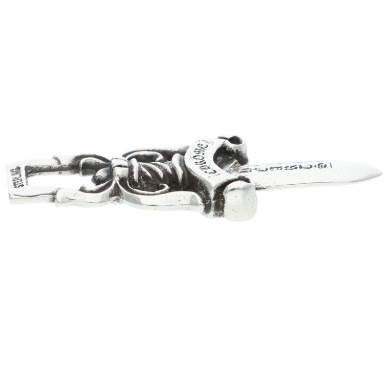 Chrome Hearts #10 Dagger Pendant Sterling Silver