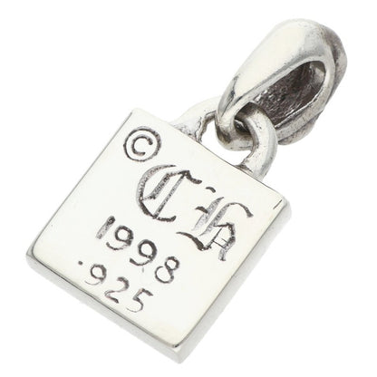 Chrome Hearts Framed CH Plus 1-Diamond Charm Silver