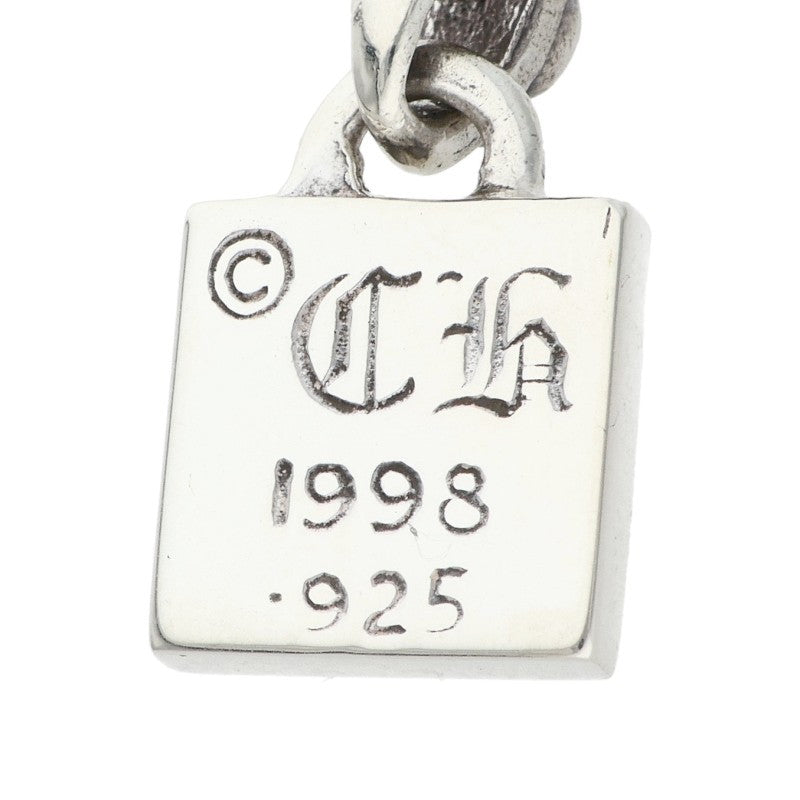 Chrome Hearts Framed CH Plus 1-Diamond Charm Silver