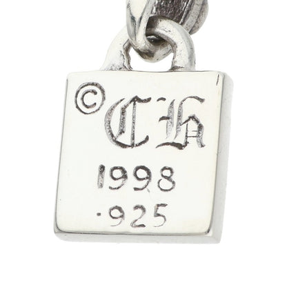 Chrome Hearts Framed CH Plus 1-Diamond Charm Silver