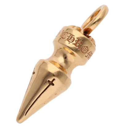 Chrome Hearts 22K CH Spike Pendant Yellow Gold