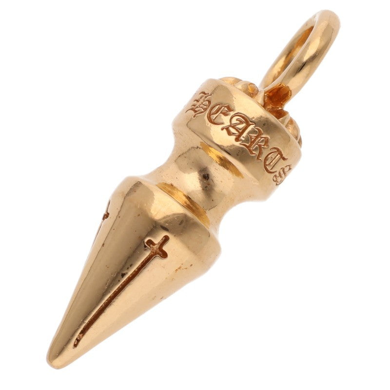 Chrome Hearts 22K CH Spike Pendant Yellow Gold